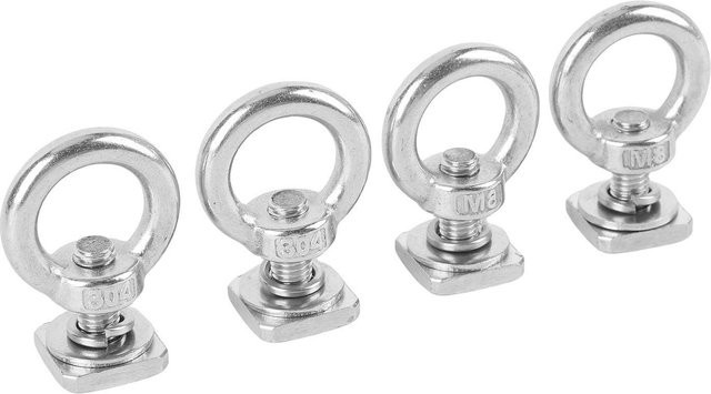 KaiSai T-Nut-Befestigungsanker M8 aus Edelstahl in Silber, 4 Stück - Bild 1