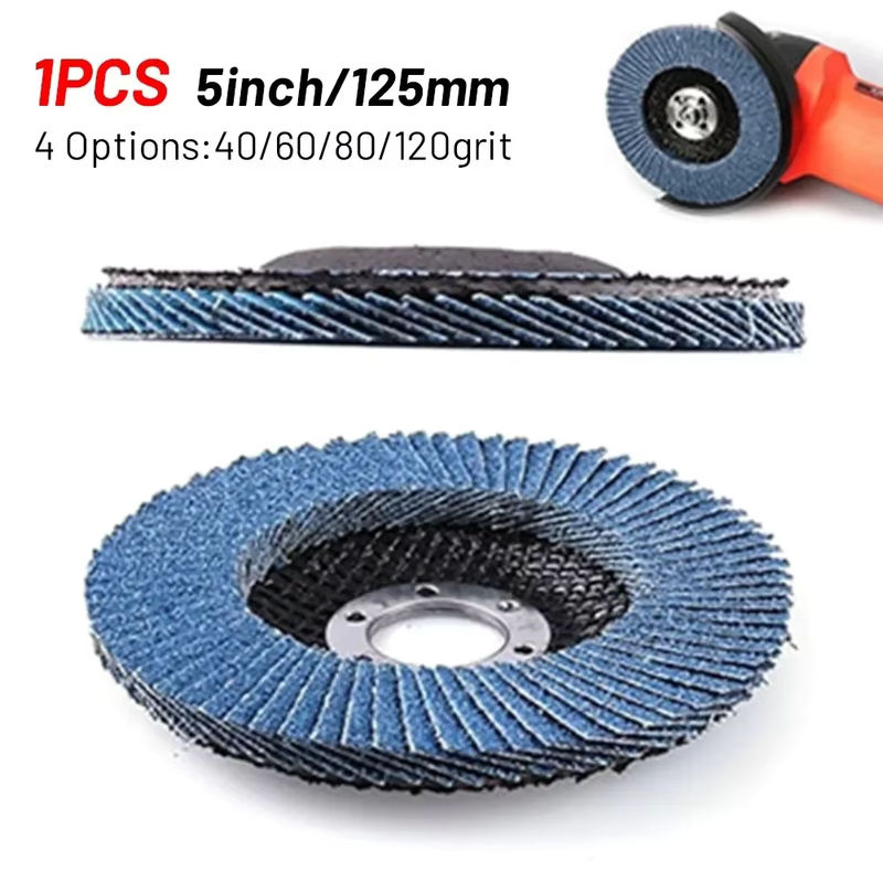 Sanke Rescue Schleifscheiben Fächerscheiben 5 Zoll 125 mm für Winkelschleifer und Metall - Bild 3