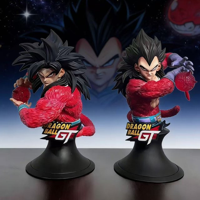 Bandai Dragon Ball SSJ4 Goku Vegeta Büste, PVC-Statue, 24cm - Bild 1