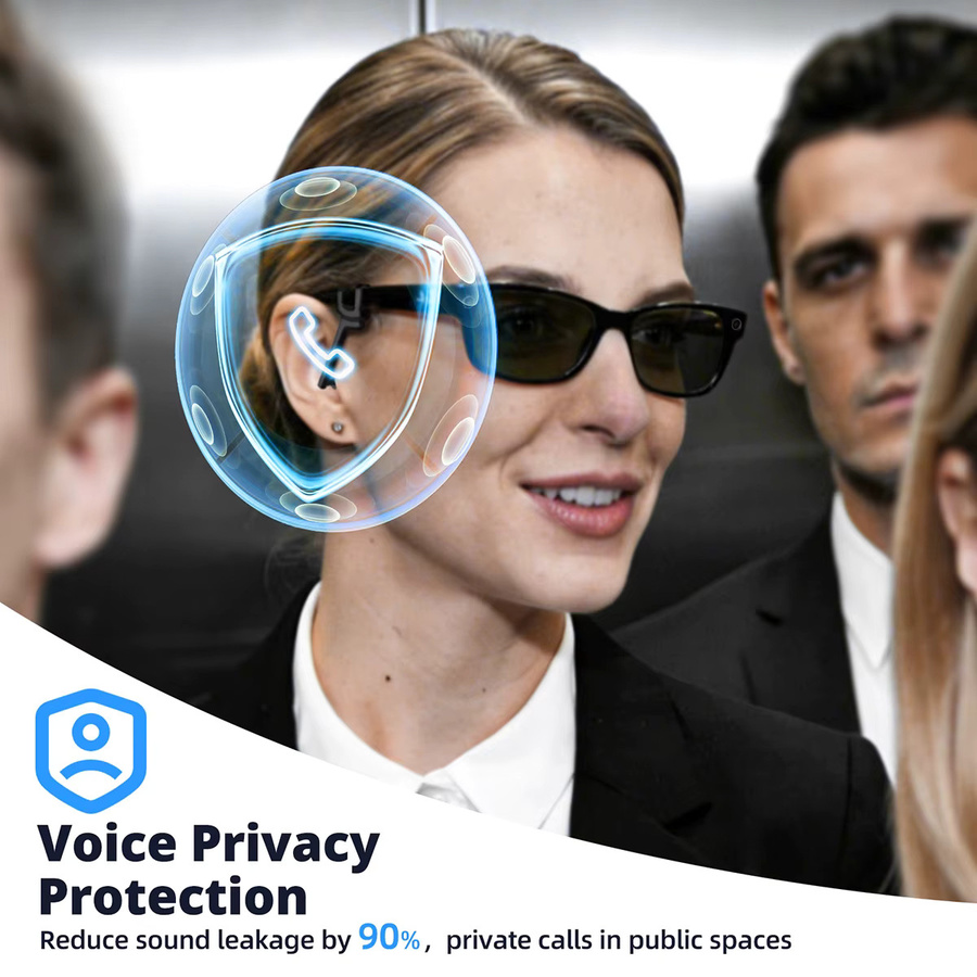 FONKEN Schallführungsrohr für Matte Ray und Skyler Smart Glasses in Schwarz, 1 Paar für verbessertes Audioerlebnis und klaren Klang - Bild 3