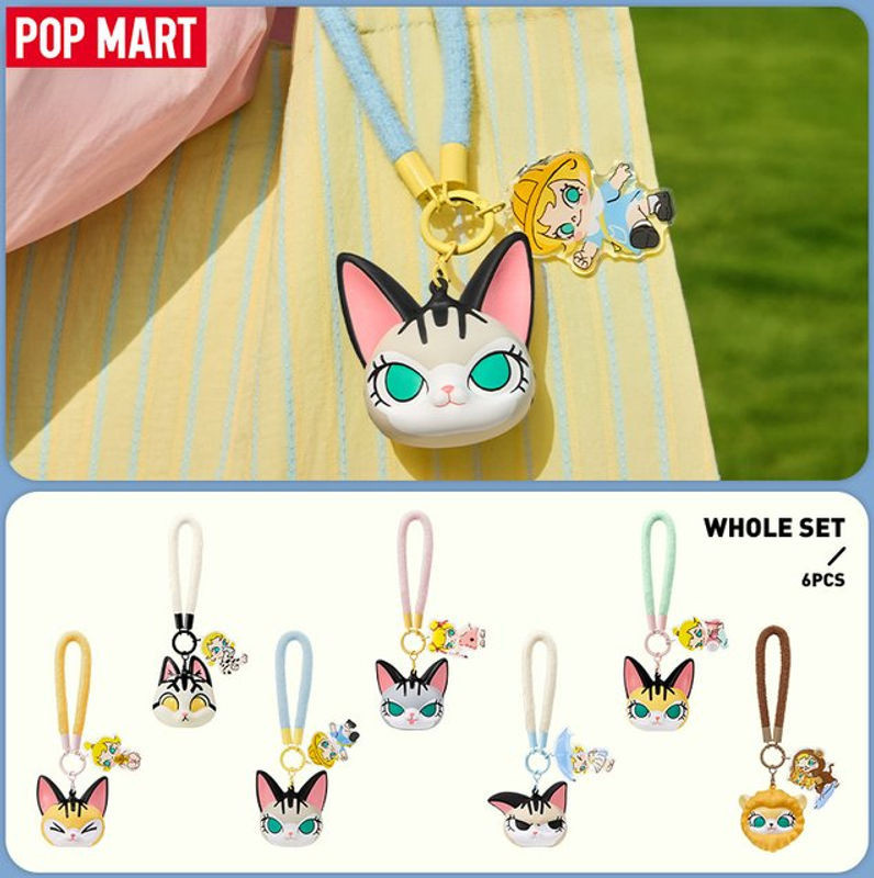 POP MART Baby Molly & Baby Tabby Serie Pinch Anhänger Blindbox in mehrfarbigem Design - Bild 1