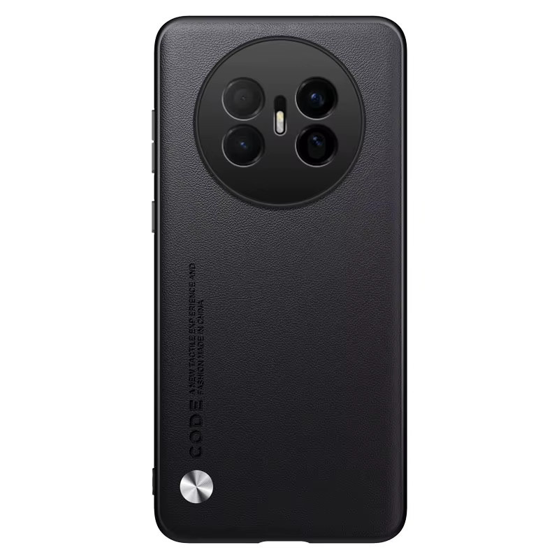 Luxus PU Leder Schutzhülle für Huawei Mate 70 Air und Mate 7060 Pro in Lila, stoßfeste Silikon-Schutzhülle - Bild 4