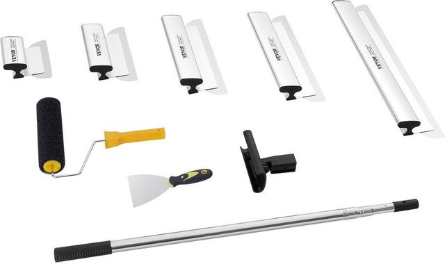 Buying Solutions MB Glättkellen-Set aus Edelstahl mit Verlängerungsstange in Silber - Bild 1