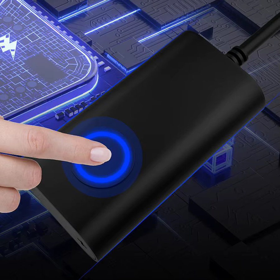 ALLOET 2-in-1 USB Typ-C Mausbeweger mit Ein/Aus-Schalter, Mausbewegungssimulator in Schwarz - Bild 2