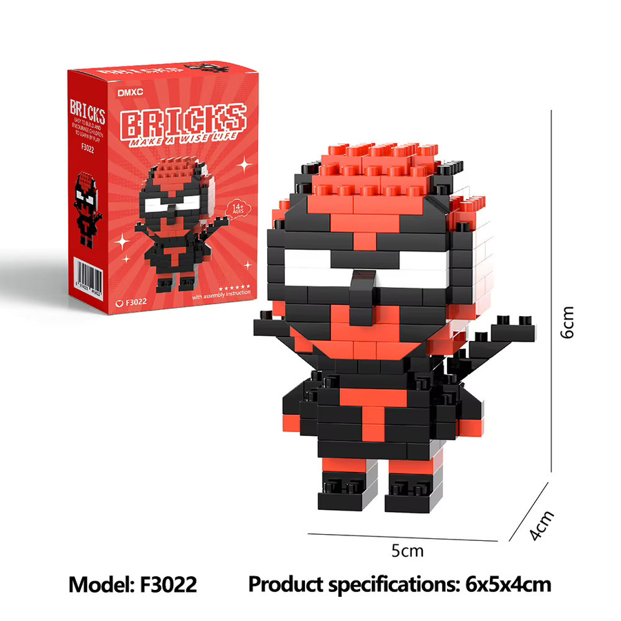 Marvel Spider-Man Deadpool & Venom Iron Man Batman, Bausteine, Superheld, ab 14 Jahren - Bild 2