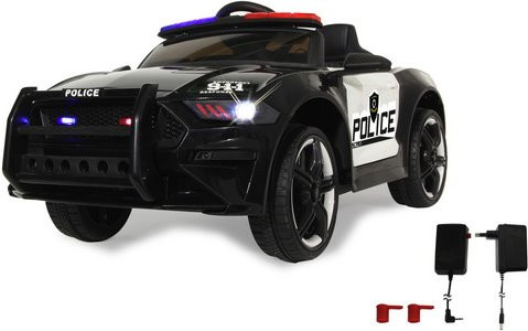 Jamara US Police Car Elektroauto mit Licht und Sound schwarz ab 3 Jahren - Bild 3