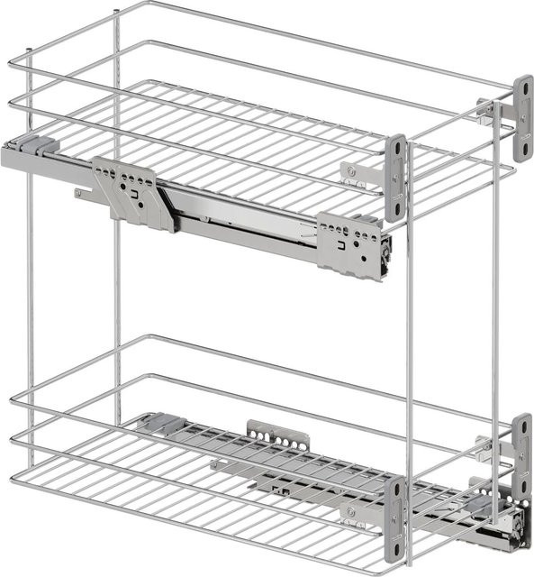 Vauth-Sagel Drahtkorb Sub Slim Classic Rack Korpusbreite 400 mm in Stahl Silber - Bild 1
