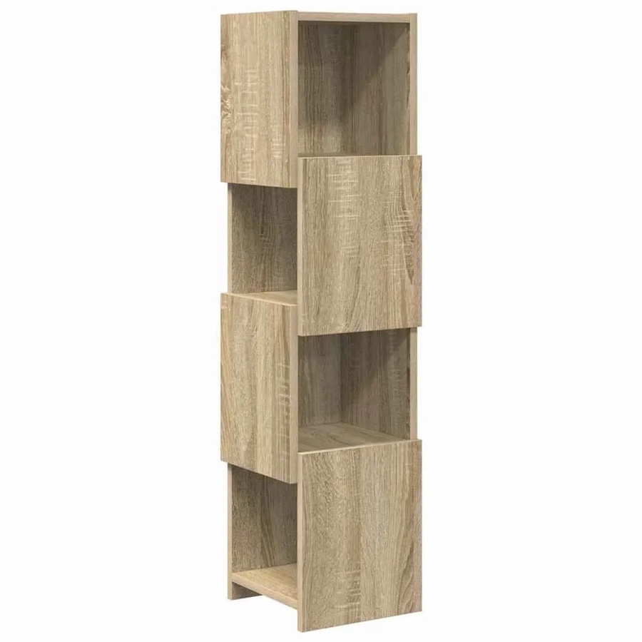 vidaXL Eckschrank Sonoma-Eiche aus Holzwerkstoff, Farbe Braun, B/T/H: 25,0 x 25,0 x 102,0 cm - Bild 2