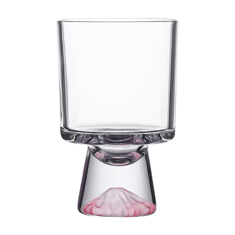Pink Limited Mountain Glasbecher aus transparentem Glas für Cocktails, Wein, Dessert oder Kaffee - Bild 4