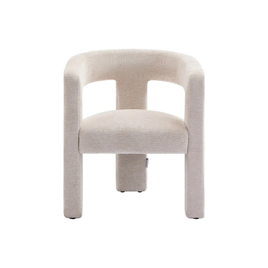 Vente-unique Sessel Favina mit gerader Rückenlehne in Beige, Breite: 64 cm - Bild 2