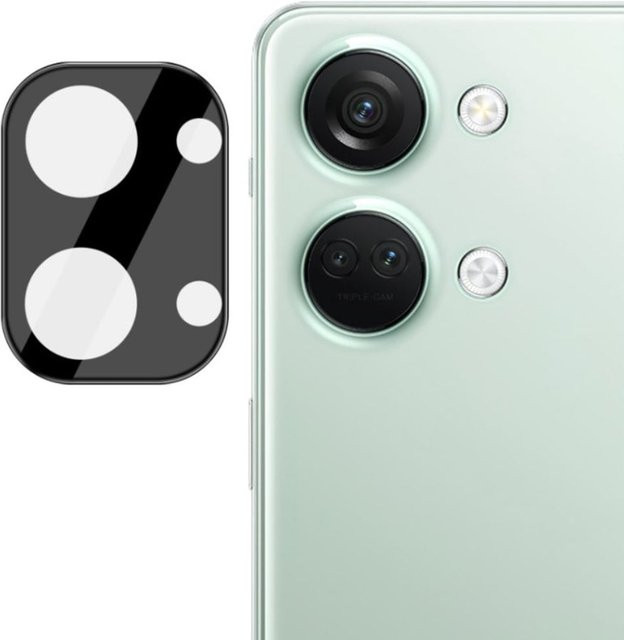 Techsuit Rückkamera-Schutzfolie aus gehärtetem Glas für OnePlus Nord 3, Schwarz - Bild 1