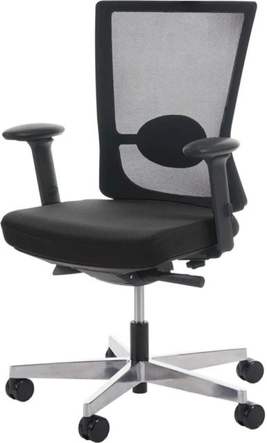 Ergonomischer Bürostuhl MERRYFAIR Karlstad in Schwarz mit Kopfstütze und Sliding-Funktion - Bild 2