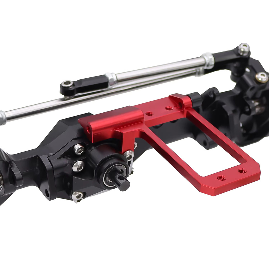 FACSNY Aluminium LCG Frontportalachsen-BAT-Servohalterung 4-Link-Adapter 1/10 - Bild 2