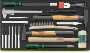 Stahlwille TCS Werkzeugset für Hammer und Meißel, 18-teilig, Multicolor - Bild 1