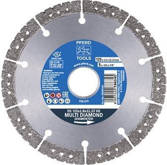 PFERD Diamanttrennscheibe DS Durchmesser: 115 mm, Breite: 2,8 mm, Bohrungs-Ø: 22,23 mm - Bild 1