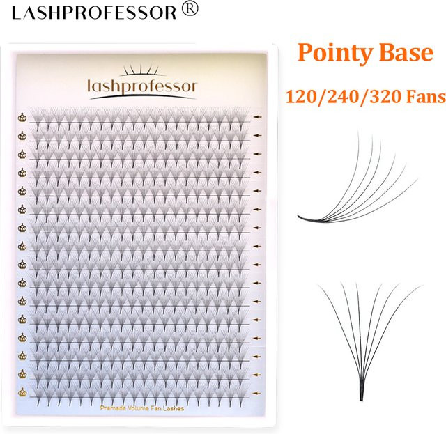 Lashprofessor Volumenfächer Wimpernverlängerung, 8–15 mm, Black - Bild 1