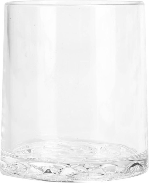 CosyHome Rundes Weinglas mit rautenförmigem Boden in Transparent, 200 ml - Bild 1