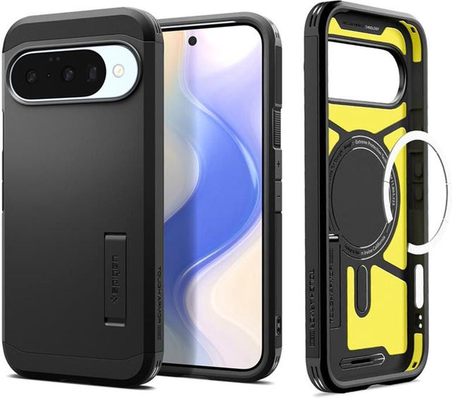 Spigen Tough Armor Schutzhülle für Google Pixel 10 Pro und Google Pixel 10 in Schwarz - Bild 1