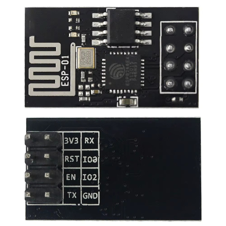 ESP-01 ESP-01S ESP8266 Seriell zu WIFI Modul Transceiver Empfänger in Schwarz für Arduino - Bild 5