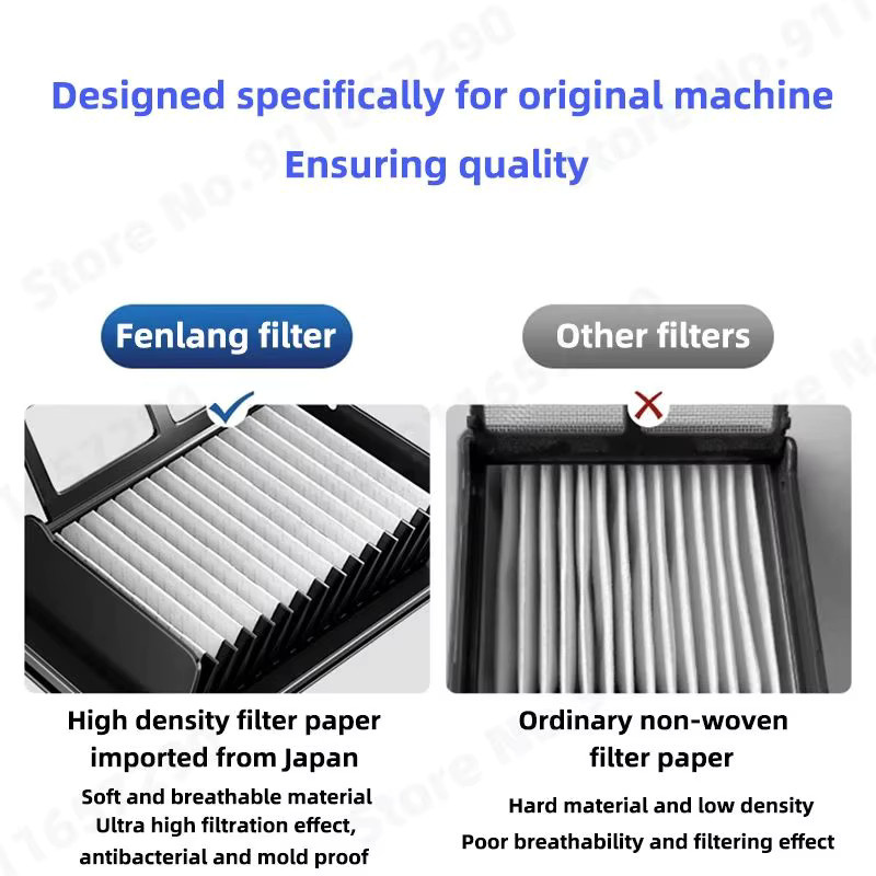 Waschbarer Ersatzfilter für Dreame H11S H11 Pro H12 MAX H12S Nass-Trockensauger - Bild 3