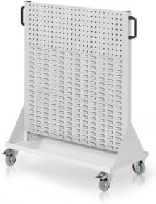 Kappes RasterMobil Gr. 3 Rollbarer und abschließbarer Rollcontainer aus Stahl und Kunststoff, Farbe: RAL 7035 Grau, Höhe: 123 cm - Bild 1