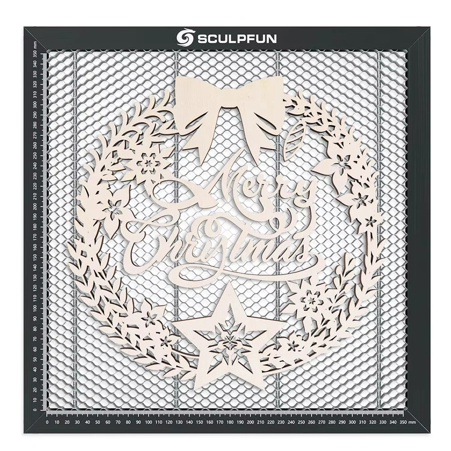 SCULPFUN Waben-Arbeitstischplatte für CO2- oder Diodenlasergravur-Schneidemaschinen, B/T/H: 40 x 40 x 2,2 cm - Bild 2