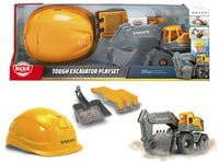Dickie Toys Volvo Tough Excavator, Baustellen-Set, Spielfahrzeug, ab 3 Jahren - Bild 1