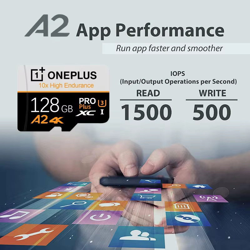 OnePlus Micro SD Speicherkarte für Kamera-Überwachungsgeräte, Telefone und Switch, Farbe: Schwarz - Bild 3