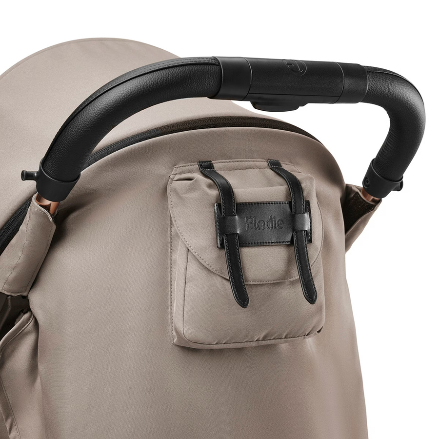 Elodie MONDO Buggy in Tender Taupe mit faltbarem Gestell aus recyceltem Polyester und Kunstleder - Bild 3