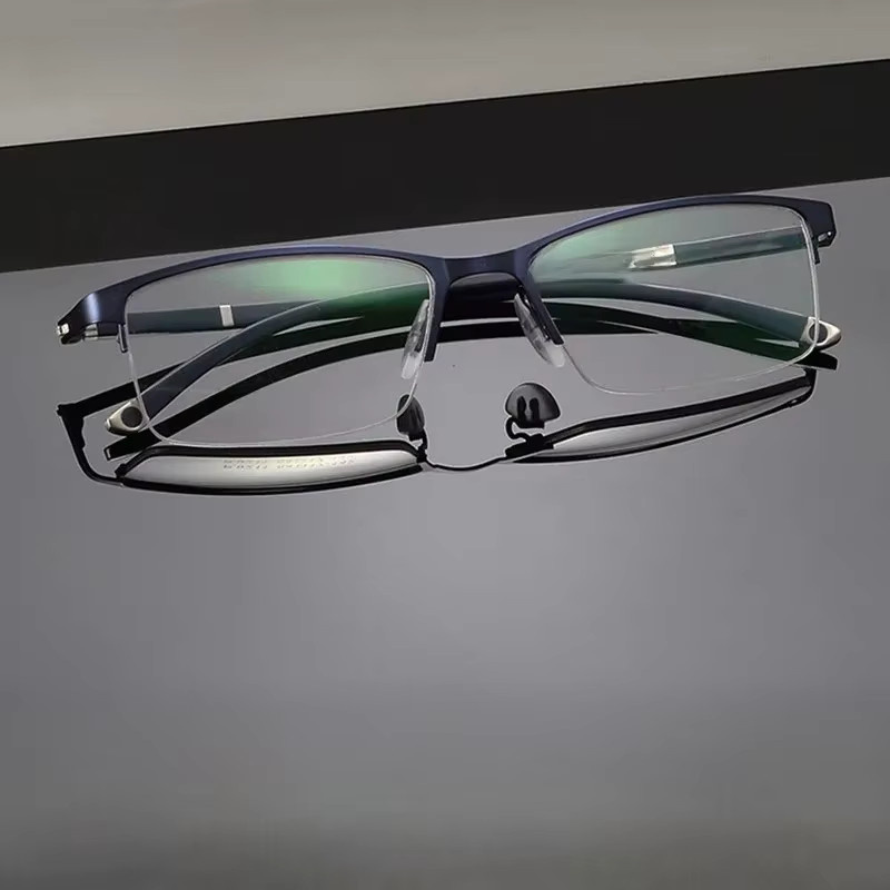 KLAR Korrektionsbrille Halbrand, Metall, rechteckig, Herren - Bild 3