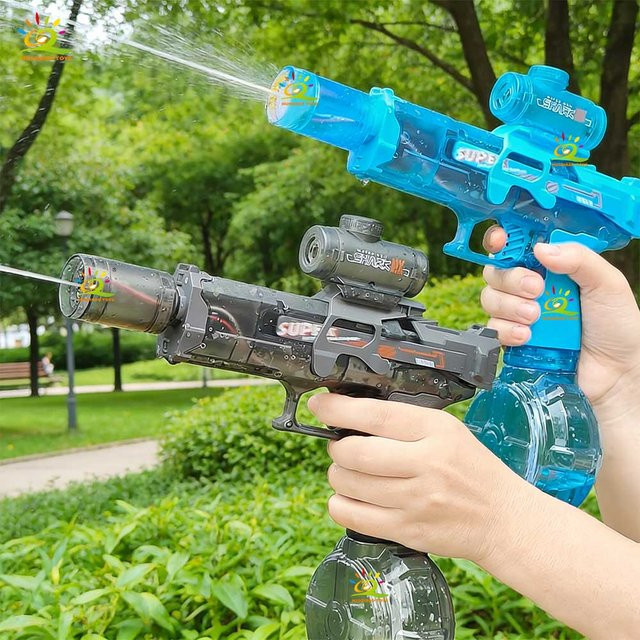 HUIQIBAO Automatische Elektrische Wasserpistole, Blau - Bild 1