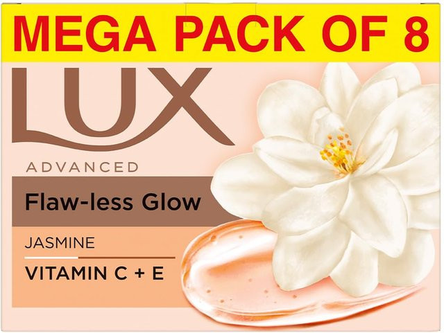 Lux Flaw-less Glow Badeseife mit Vitamin C, 8 x 150g - Bild 1