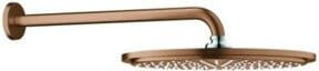 Grohe Rainshower C Kopfbrauseset in Chrom mit 38 cm Arm, runde Overhead-Brause mit Anti-Kalk-Funktion und wassersparender Technologie - Bild 1