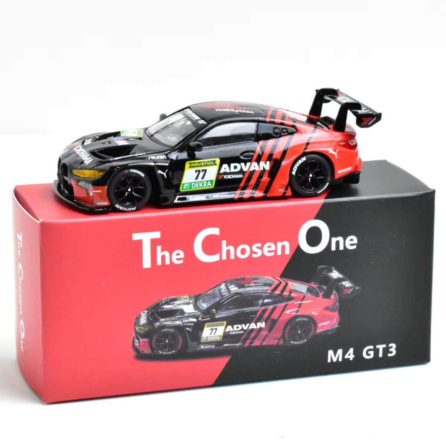 TSM MODEL Souvenir M4 GT3, Druckguss-Modellauto, 1:64, Schwarz, Metall - Bild 2