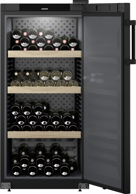 Liebherr Weinklimaschrank WSbl 4201-20 schwarz mit Glastür und Türalarm - Bild 1
