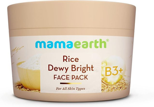 Mamaearth Rice Dewy Bright Gesichtsmaske, 200 g, Gel-Creme, Unisex - Bild 1