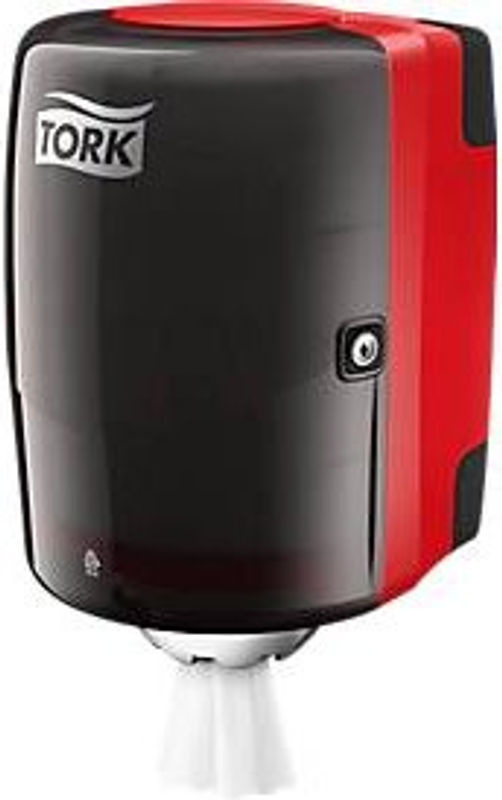 Tork Innenabrollungsspender Wandmontage Schwarz/Rot - Bild 2