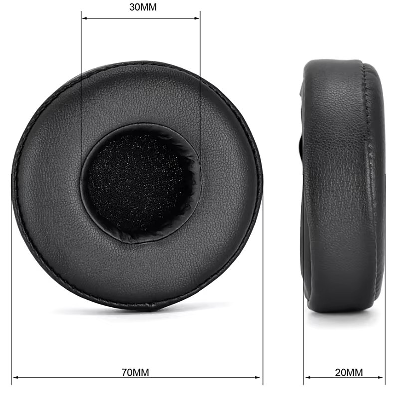 Jabra Move 25h Soft-Touch-Ohrpolster aus Leder in Grau mit Schaumstoff-Füllung - Bild 4