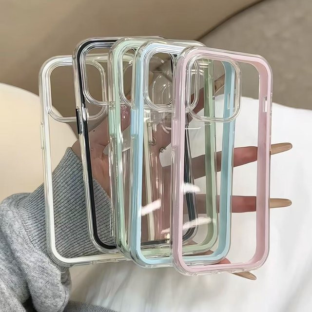 Transparente Handyhülle für Samsung Galaxy S25 Ultra S26 S24 S23 S22 A57 A56 A55 A54 A53 A37 A36 A35 A34 A26 A17 A16 A15 A07 A06 A05 5G Cover - Bild 1