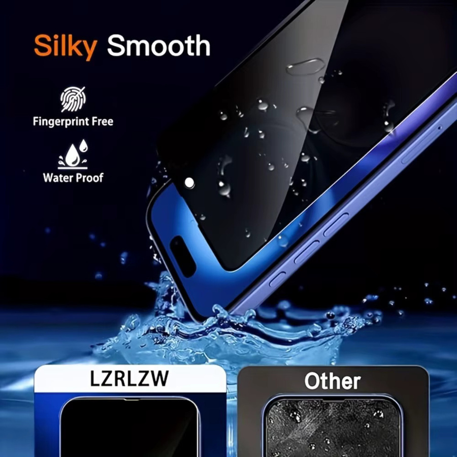 DIXSG 2 Stück Anti-Spionage-Hartglas Displayschutzfolie für iPhone 17 16 15 14 13 12 11 Pro Max Air 16e 15 Plus XR XS - Bild 3