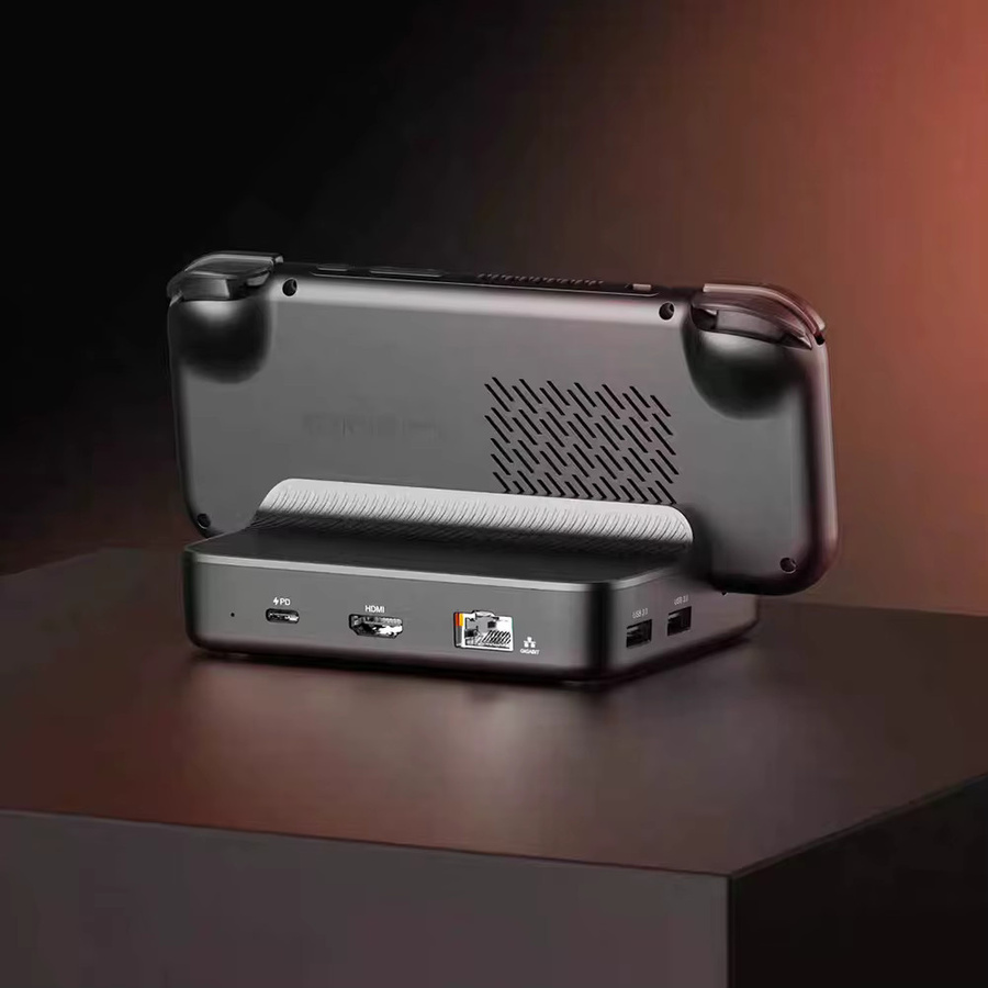JOCESTYLE 7-in-1 Ladestation für Retroid Pocket 5 Dockingstation mit HDMI und PD-Aufladung, Schwarz - Bild 2