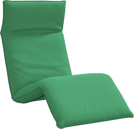 vidaXL Sonnenliege klappbar Grün aus Oxford-Gewebe, B/T/H: 175 x 54 x 8,5 cm