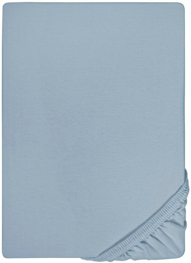 Biberna Spannbettlaken Marc aus Baumwolle Jersey mit Gummizug für Matratzen bis 22 cm Höhe - Bild 1