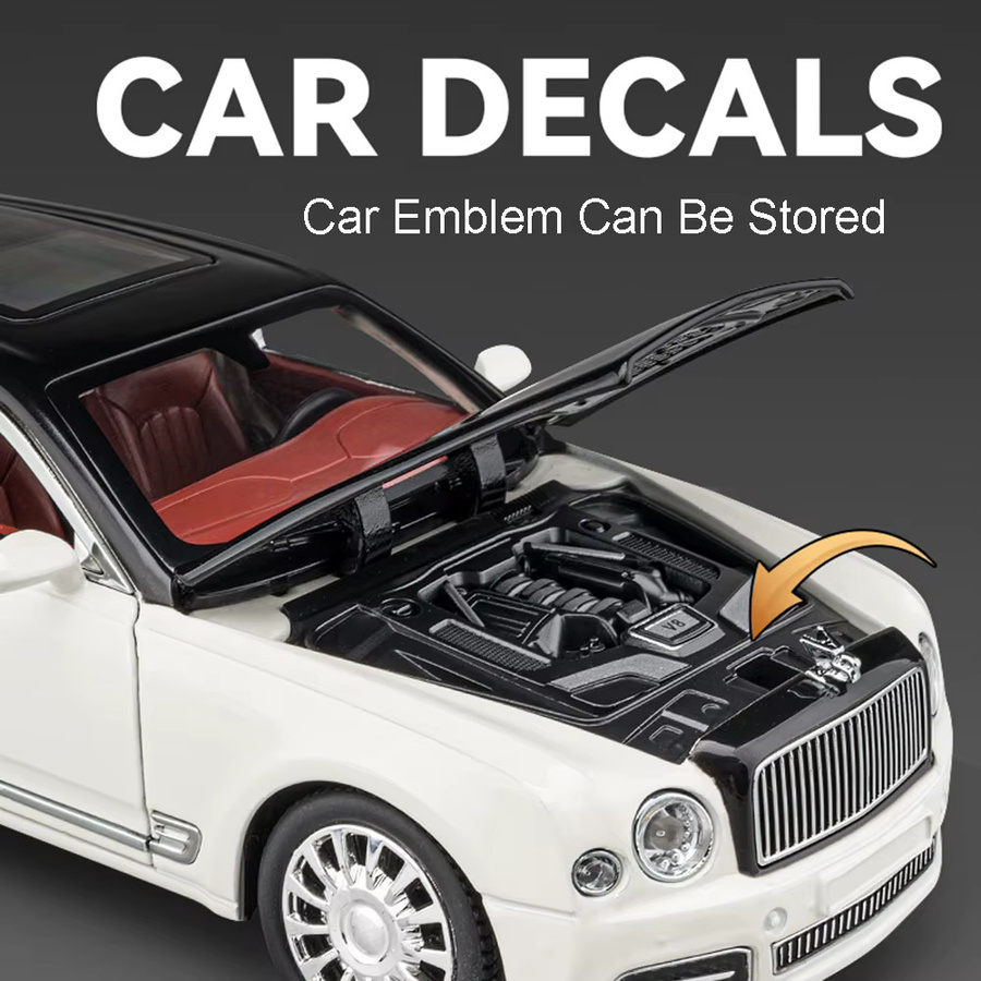 RMZ City Mulsanne Continental GT Modell Spielzeugauto, 1:24, Metall, mit Licht und Sound - Bild 1