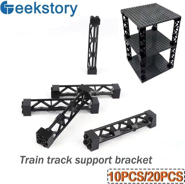 wishiot Zug Track Unterstützung Rack Säule, Bausteine Teile, 20-teiliges Set - Bild 1