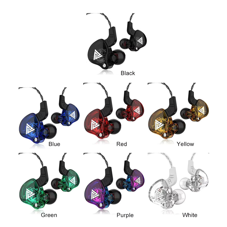 Qkz AK6 In-Ear Kopfhörer mit Bass Stereo Sound und Geräuschunterdrückung, 3,5 mm Klinkenanschluss - Bild 2
