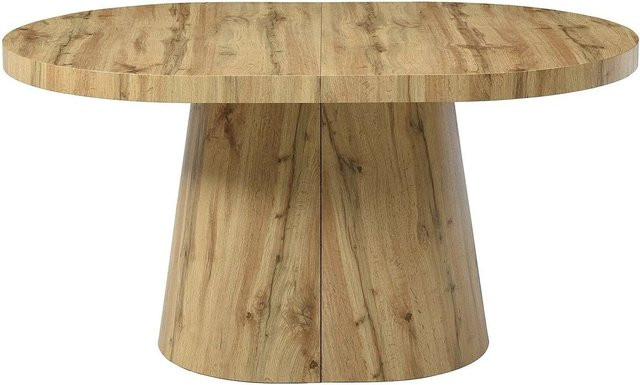 Vente-unique Esstisch Cloeva aus MDF in Naturfarben Hell, ausziehbar, rechteckig, B/T/H: 300 x 150 x 76 cm - Bild 1