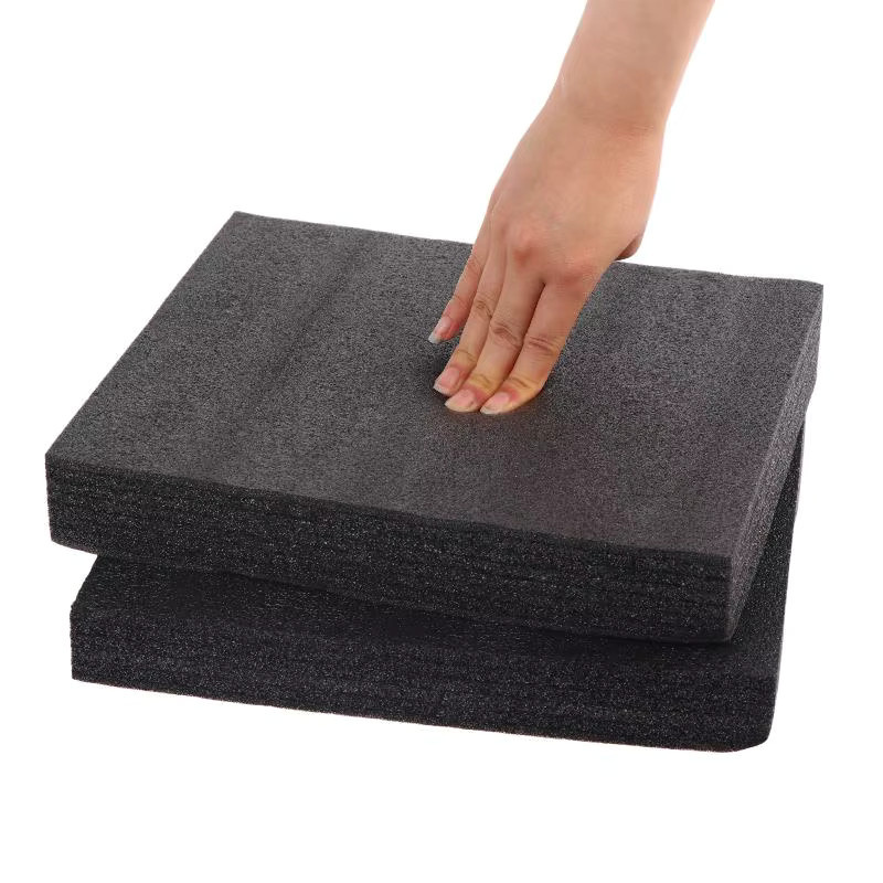 Schneidbare Polyethylen-Blockplatte aus schwarzem Schaumstoff als Einlegeplatte für Werkzeugkästen und Bastelunterlagen - Bild 2