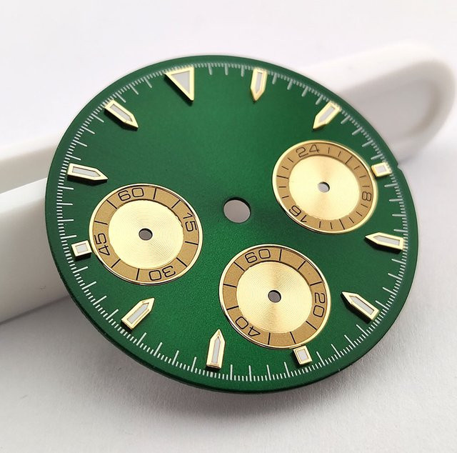 OUMASHI Chronographen-Zifferblatt, Panda-Zifferblatt, 29 mm, Herren - Bild 1