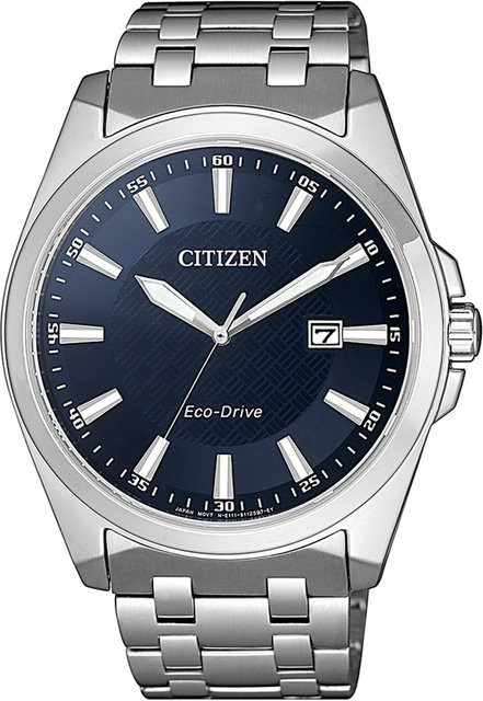 Citizen Armbanduhr Solar, Edelstahl, Blau, 41 mm, Herren - Bild 1